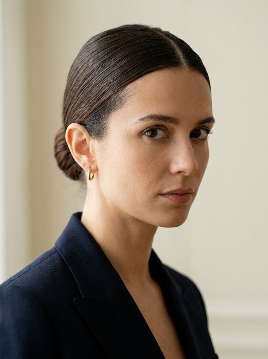Sleek Low Bun - Festliche Frisuren lange Haare